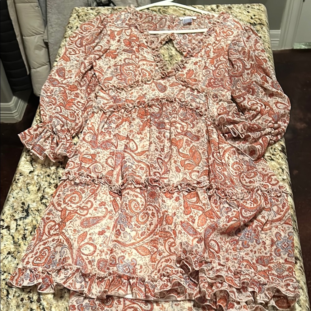 Venus Paisley Floral Dress